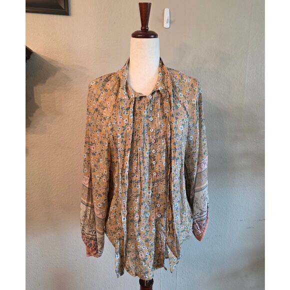 Spell Women's Mossy Blouse SZ Small Boho - Picture 2 of 10